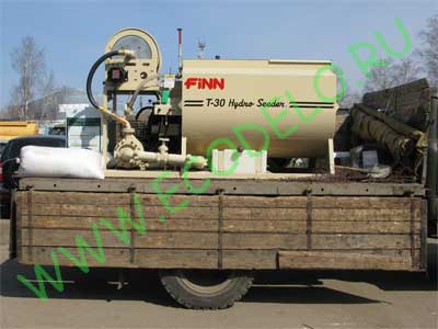 Оборудование для гидропосева FINN T30(США). Гидросеялка для озеленения территорий.